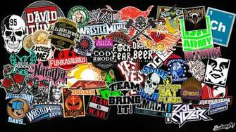 Wwe Stickerbomb Wallpaper HD By