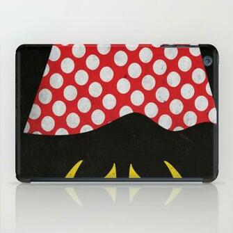 Minnie Mouse Minimal Grunge iPad Case By Studiomarshallarts