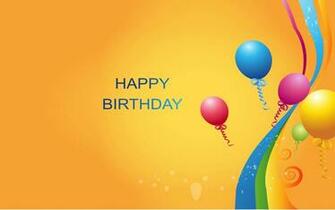 Happy BirtHDay Wishes With Balloons Full HD Wallpaper