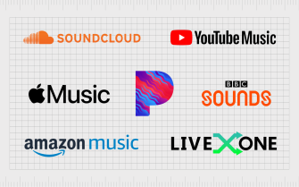 Music Streaming Logos Wallpaper