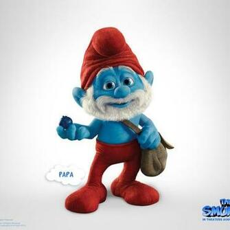 Papa Smurf Wallpaper For iPad