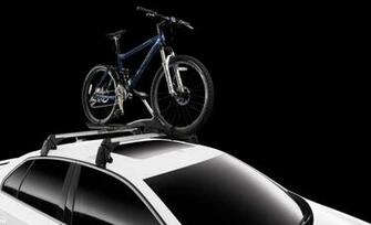Volkswagen Jetta Tdi With Bike Rack And Trek Mountain