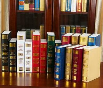 Fake Books Antique Lot Of Four Photography Props Bookcase Desk