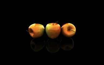 Glass Apples Wallpaper