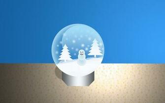 Christmas Snow Globe Wallpaper