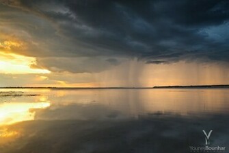 Beach Storm Wallpaper When Sun Meets