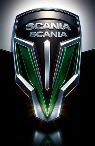 Scania V8 Logo Wallpaper