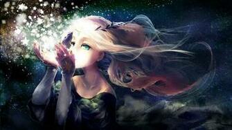 Wallpaper Yukino Neko Girl Anime Star Wreath