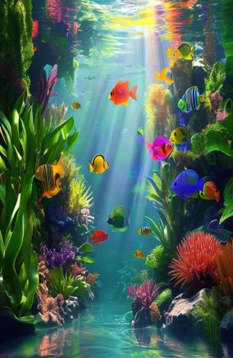 3d Live Aquarium Wallpaper