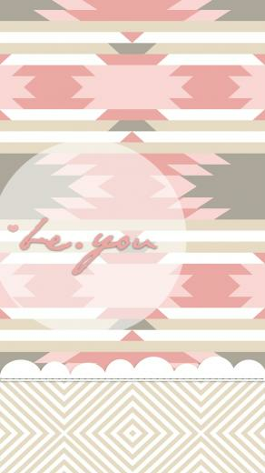 Mommy Lhey Extra Bipolar Blush Pattern Wallpaper