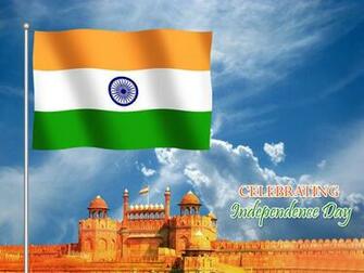 Augustindia Happy Independence Day Vande Maataram Flower Wallpaper