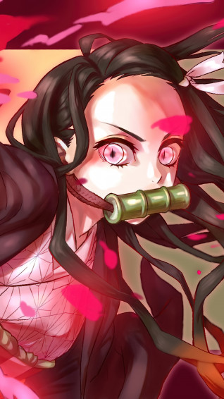 Demon Slayer Nezuko Wallpaper iPhone Phone 4k 2391f