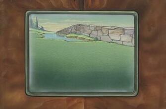 Of Paul Terry The Fox Hunt Animation Master Background Tv Scene