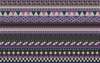 Aztec Tribal Pattern Wallpaper Purple