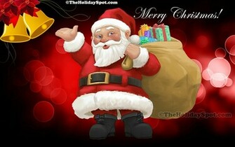 Santa Wallpaper Or Right Click The Image To Save Set As Desktop