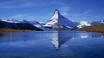 Top Peak Lake Reflection Wallpaper Background 4k Ultra HD