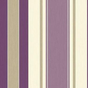 Details About Plum Grey Cream Stripe Othello Textured Vinyl Wallpaper
