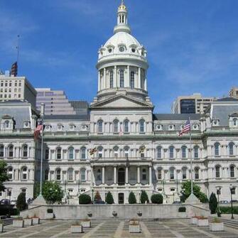 iPad Wallpaper Baltimore City Hall Architecture