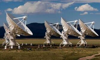 The Karl G Jansky Very Large Array Vla Radio Telescope West Of