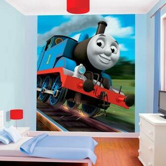 Thomas The Tank Engine Wallpaper By Walltastic Great Kidsbedrooms