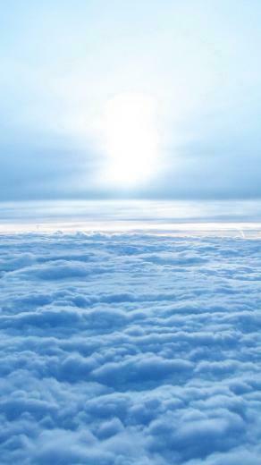 Above Blue Sky iPhone 5s Wallpaper iPad