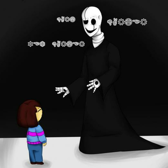 Gaster Undertale By Blueynomnom