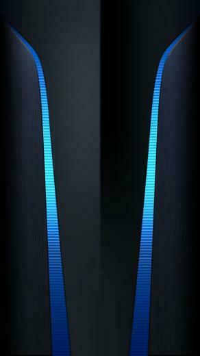 Navy With Neon Blue Abstract Wallpaper And Geometric