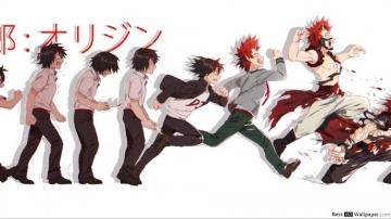 Eijiro Kirishima Evolution HD Wallpaper