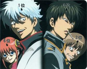 Gintama Gin Kagura Anime Gintoki Sakata Hijikata Toshiro HD