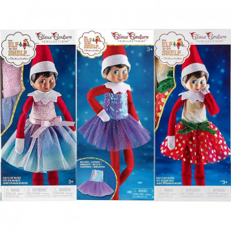 The Elf On Shelf Claus Couture Party Dress Set Sugar Plum