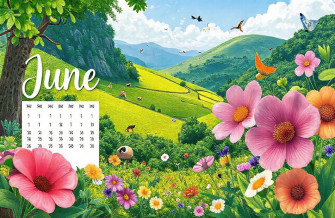 June Calendar Wallpaper