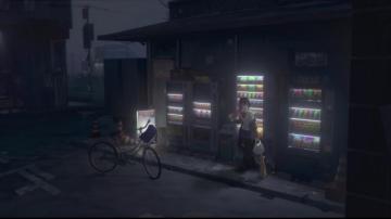 Wallpaper Bicycle Cat Vending Machine Skirt School Uniform