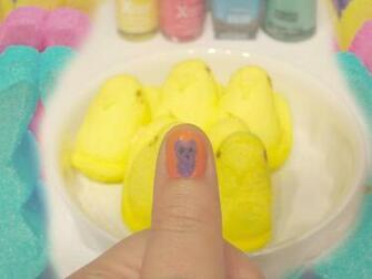 Peeps Bunny Wallpaper