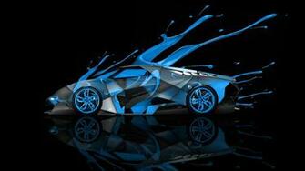 Lamborghini Egoista Blu HD Wallpaper Background Image