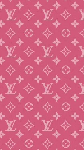 Pink Louis Vuitton Wallpaper In Monogram