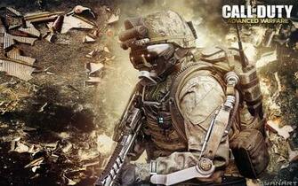 Of Duty Advanced Warfare Soldier And Equipment Wallpaper
