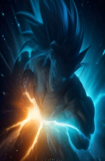 Blue Gogeta Wallpaper