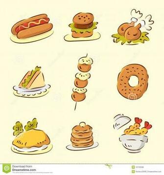 Cartoon Food Pictures Desktop Background