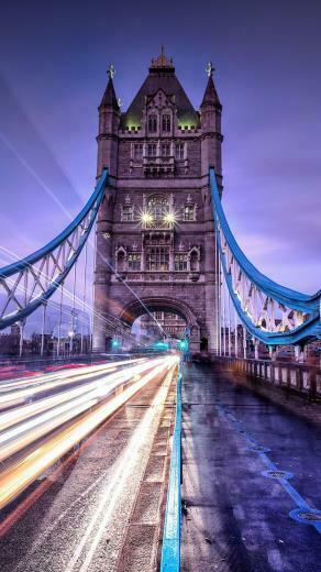 Wallpaper Metropolis Sky Night Blue Landmark