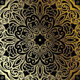 Gold Mandala Ethnic Background Vector Image Of Background