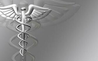 Gray Symbol Medical Healthy Doctors Caduceus Wallpaper