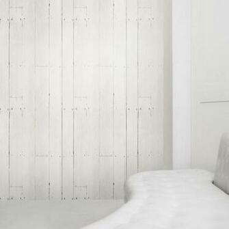 White Plank Wallpaper