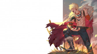 Bakugou Aesthetic Desktop Wallpaper