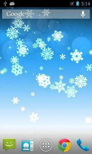One Of The Simplest Yet Most Awesome Snowfall Live Wallpaper