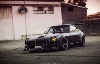 Wallpaper Nissan Wheels Black 240z Japan Jdm Tuning Classic