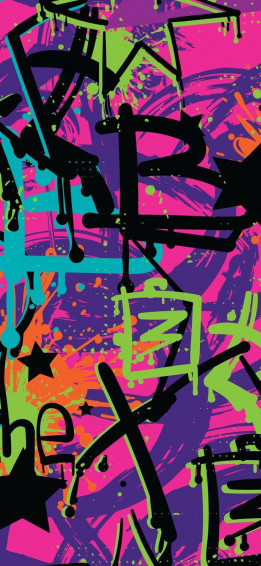 Abstract Graffiti iPhone Wallpaper