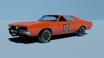 General Lee Orange Cars Wallpaper Desktop