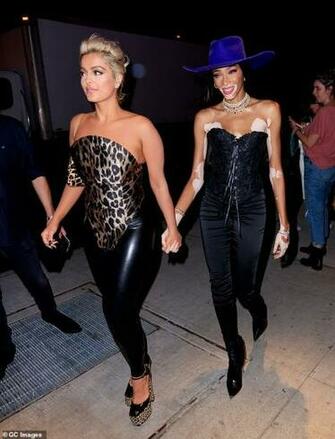 Bebe Rexha Celebrates Vma Win With Winnie Harlow At After Party