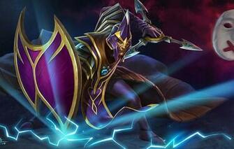 Wallpaper Weapons Lightning Armor Art Male Shield Dota