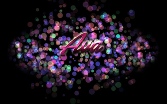 Ava Name Logo Bokeh Png